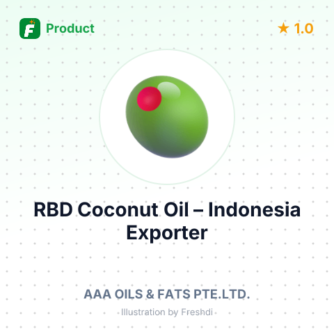 RBD Coconut Oil – summary card, no photo uploaded yet