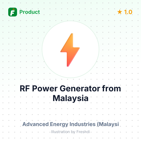 RF Power Generator – summary card, no photo uploaded yet