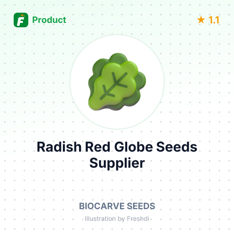 Radish Red Globe Seeds – summary card, no photo uploaded yet