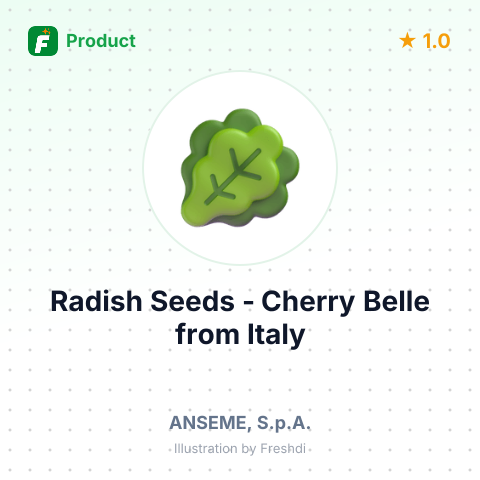 Radish Seeds - Cherry Belle – summary card, no photo uploaded yet