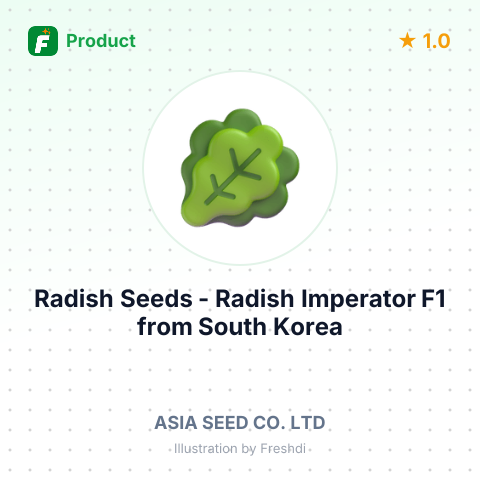 Radish Seeds - Radish Imperator F1 – summary card, no photo uploaded yet