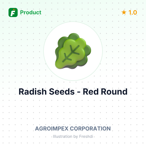 Radish Seeds - Red Round – summary card, no photo uploaded yet