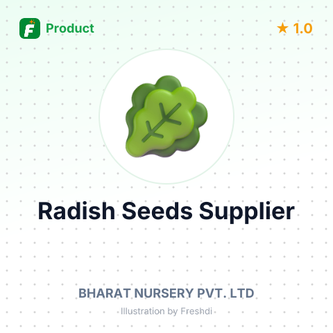 Radish Seeds – summary card, no photo uploaded yet