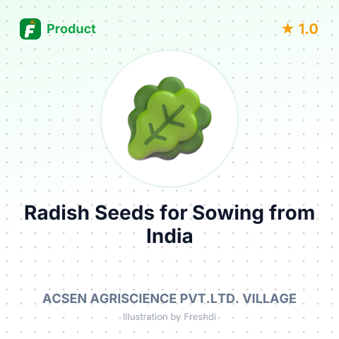 Radish Seeds for Sowing – summary card, no photo uploaded yet