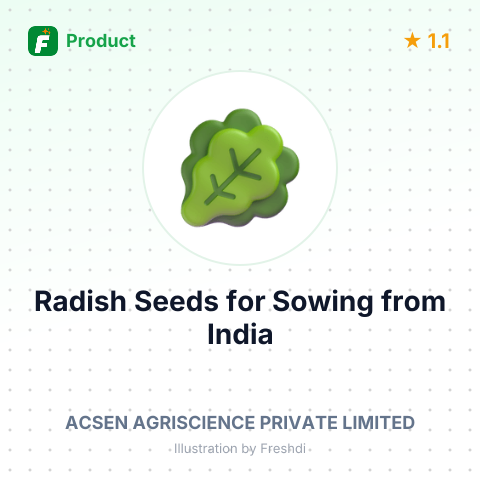 Radish Seeds for Sowing – summary card, no photo uploaded yet