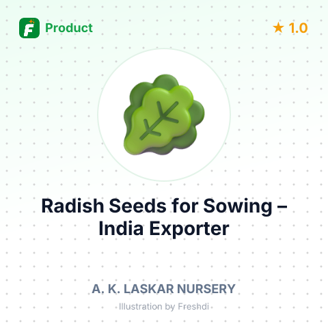 Radish Seeds for Sowing – summary card, no photo uploaded yet