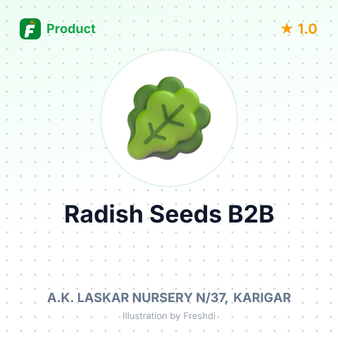 Radish Seeds – summary card, no photo uploaded yet