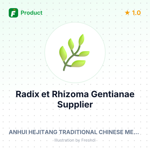 Radix et Rhizoma Gentianae – summary card, no photo uploaded yet