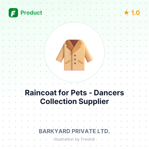 Raincoat for Pets - Dancers Collection – summary card, no photo uploaded yet