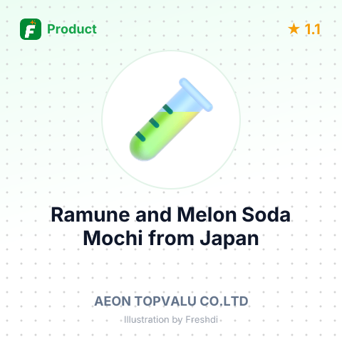 Ramune and Melon Soda Mochi – summary card, no photo uploaded yet