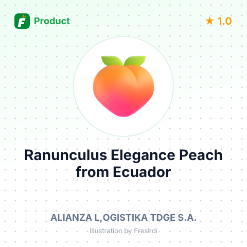 Ranunculus Elegance Peach – summary card, no photo uploaded yet