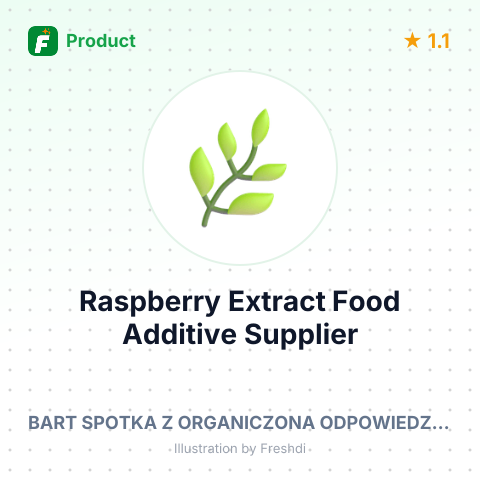 Raspberry Extract Food Additive – summary card, no photo uploaded yet