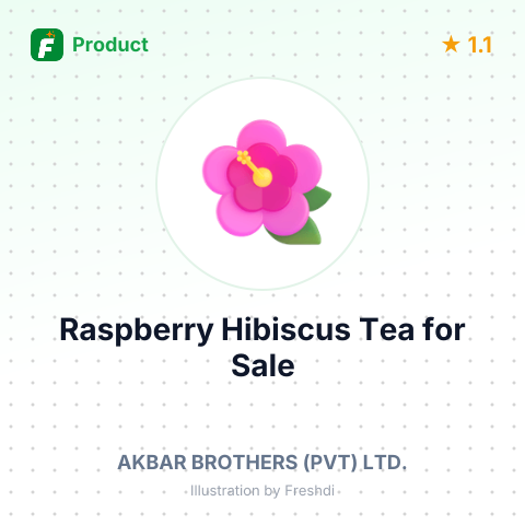 Raspberry Hibiscus Tea – summary card, no photo uploaded yet