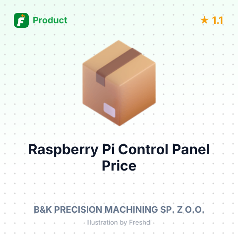 Raspberry Pi 3 Control Panel – summary card, no photo uploaded yet