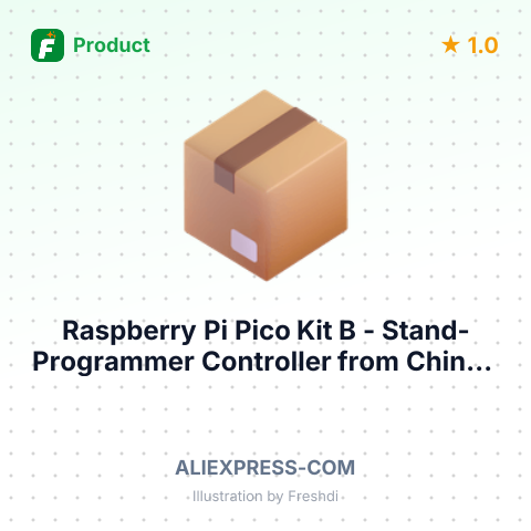 Raspberry Pi Pico Kit B - Stand-Programmer Controller – summary card, no photo uploaded yet