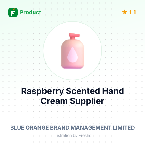 Raspberry Scented Hand Cream – summary card, no photo uploaded yet