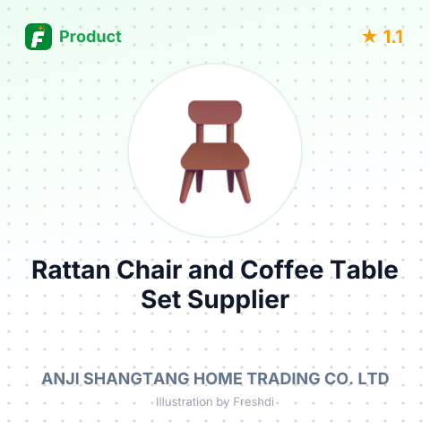 Rattan Chair and Coffee Table Set – summary card, no photo uploaded yet