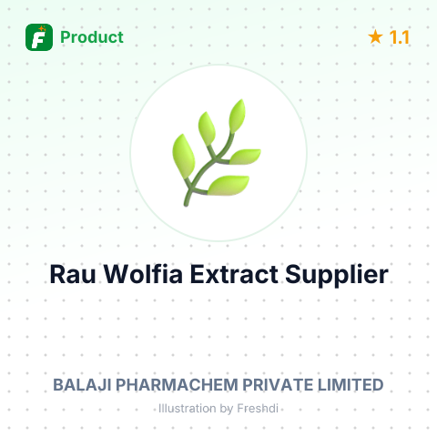 Rau Wolfia Extract (Raw Material for Dietary Supplements) – summary card, no photo uploaded yet