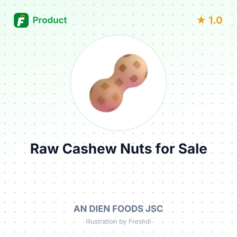 Raw Cashew Nuts WW320 – summary card, no photo uploaded yet