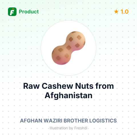 Raw Cashew Nuts – summary card, no photo uploaded yet