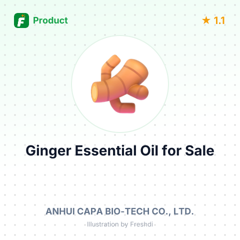 Raw Ginger Essential Oil for Scented Products – summary card, no photo uploaded yet