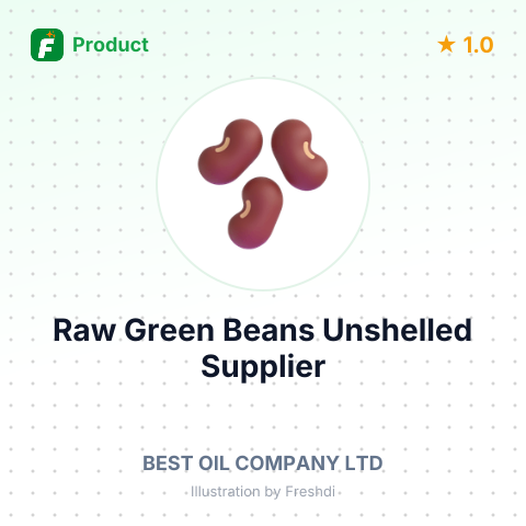 Raw Green Beans, Unshelled (Vigna radiata) – summary card, no photo uploaded yet