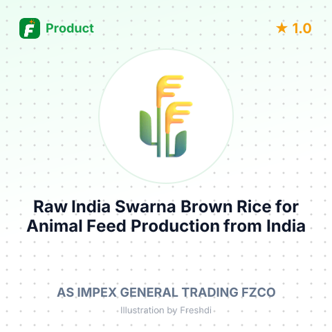 Raw India Swarna Brown Rice for Animal Feed Production – summary card, no photo uploaded yet