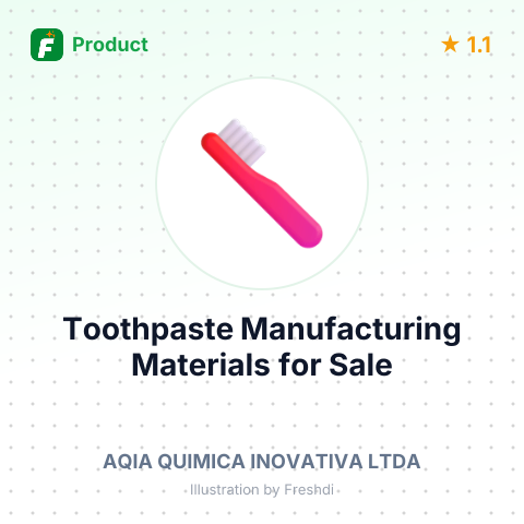 Raw Materials for Toothpaste Manufacturing – summary card, no photo uploaded yet