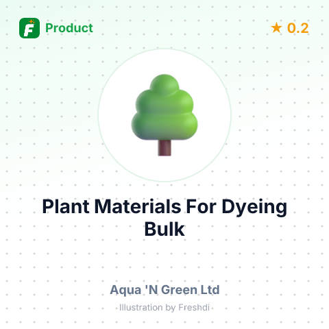 Raw Plant Materials for Dyeing – summary card, no photo uploaded yet