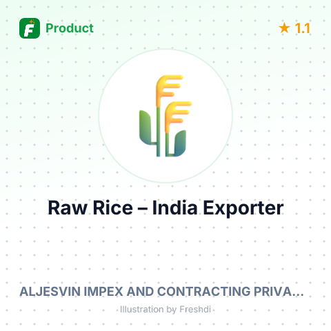 Raw Rice – product summary card, no photo uploaded yet