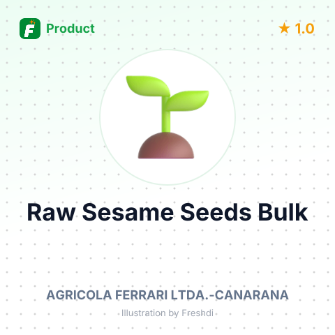 Raw Sesame Seeds – summary card, no photo uploaded yet