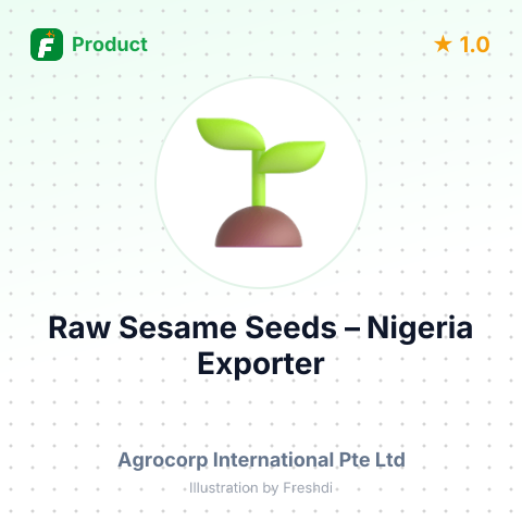 Raw Sesame Seeds – summary card, no photo uploaded yet
