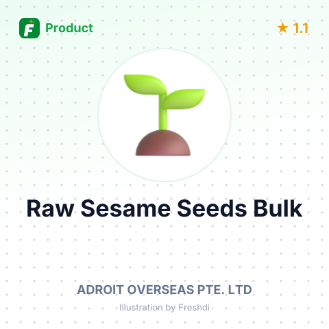 Raw Sesame Seeds – summary card, no photo uploaded yet