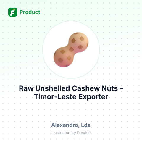 Raw Unshelled Cashew Nuts – summary card, no photo uploaded yet