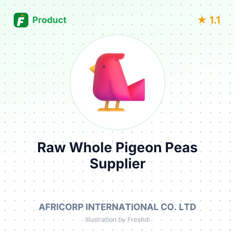 Raw Whole Pigeon Peas (Toor) – summary card, no photo uploaded yet