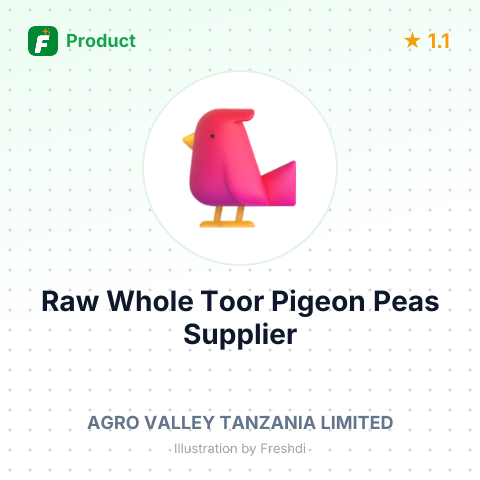 Raw Whole Toor Pigeon Peas – summary card, no photo uploaded yet