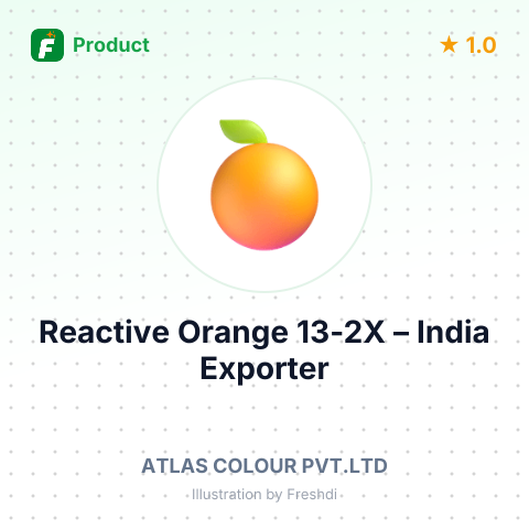 Reactive Orange 13-2X – summary card, no photo uploaded yet