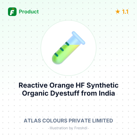 Reactive Orange HF Synthetic Organic Dyestuff – summary card, no photo uploaded yet