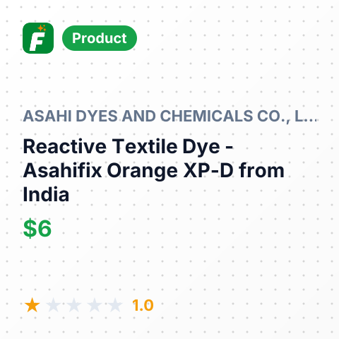 Reactive Textile Dye - Asahifix Orange XP-D – summary card, no photo uploaded yet