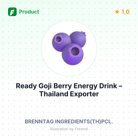 Ready Goji Berry Energy Drink – summary card, no photo uploaded yet