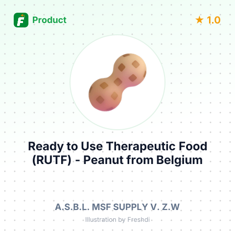 Ready to Use Therapeutic Food (RUTF) - Peanut – summary card, no photo uploaded yet