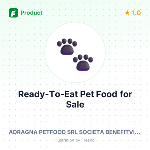 Ready-to-Eat Granular Dog and Cat Food – summary card, no photo uploaded yet