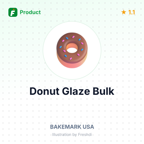 Ready-to-Use Donut Glaze – summary card, no photo uploaded yet