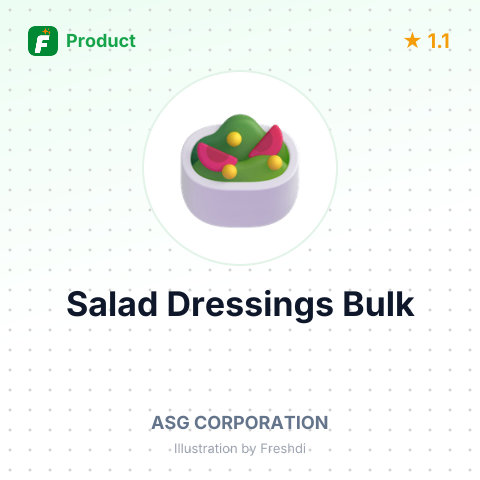 Ready-to-Use Salad Dressings – summary card, no photo uploaded yet