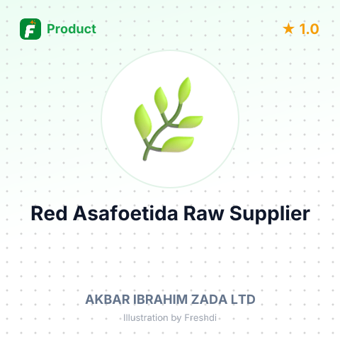 Red Asafoetida Raw – product summary card, no photo uploaded yet