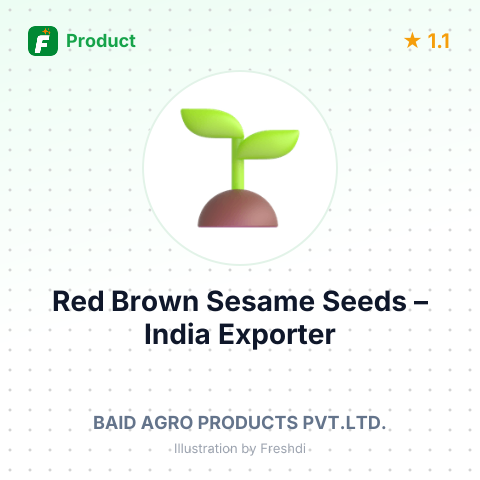 Red Brown Sesame Seeds – summary card, no photo uploaded yet