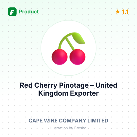 Red Cherry Pinotage – summary card, no photo uploaded yet