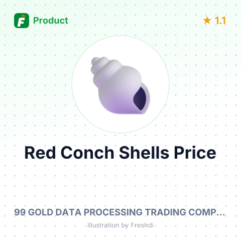 Red Conch Shells for Decorative Handicrafts – summary card, no photo uploaded yet