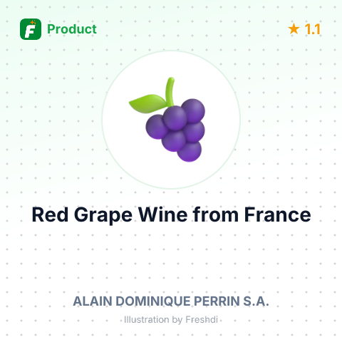 Red Grape Wine – summary card, no photo uploaded yet
