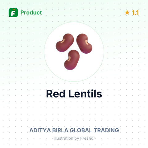 Red Lentils – summary card, no photo uploaded yet